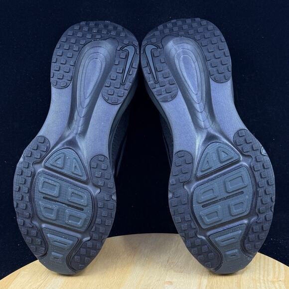 Mens Size 8 Nike Vomero 18 Triple Black Smoke Grey Running Shoes HM6803 005 - Picture 9 of 10